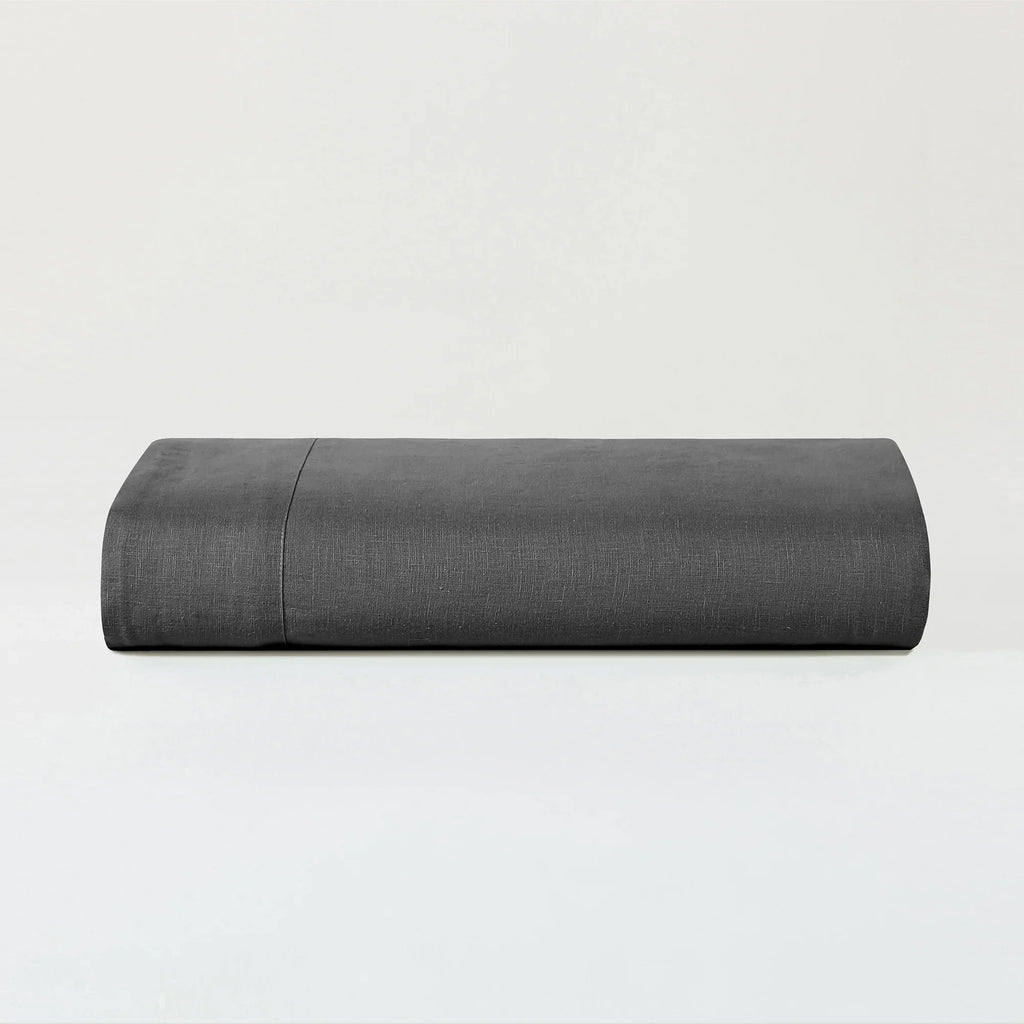 Flat Sheet, LuxeWeave Linen, Breathable Construction, Hypoallergenic Comfort for Bedroom Comfort, Bed Layering and Everyday Sleep image 14