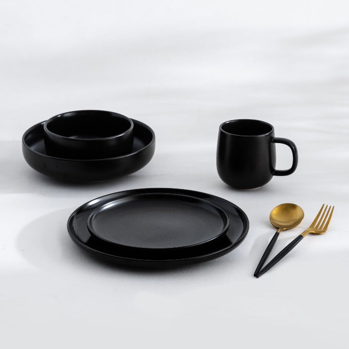 Dinnerware, Minimalist Salad Plate for Everyday Meals and Table Settings, 4 Sizes and 5 Colors image 14