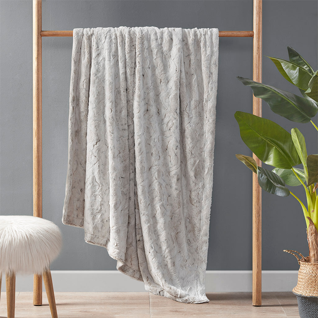 Cozy Throw Blanket, Zuri Oversized Faux Fur, Machine-Washable Care for Sofas, Beds and Relaxing at Home, 10 Color Options image 14