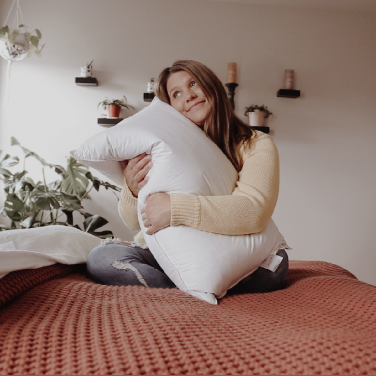 Bed Pillow, Down Dreams Classic Soft , Featured at Many, Breathable Construction for Everyday Sleep and Guest Room Bedding, 4 Size Options image 14