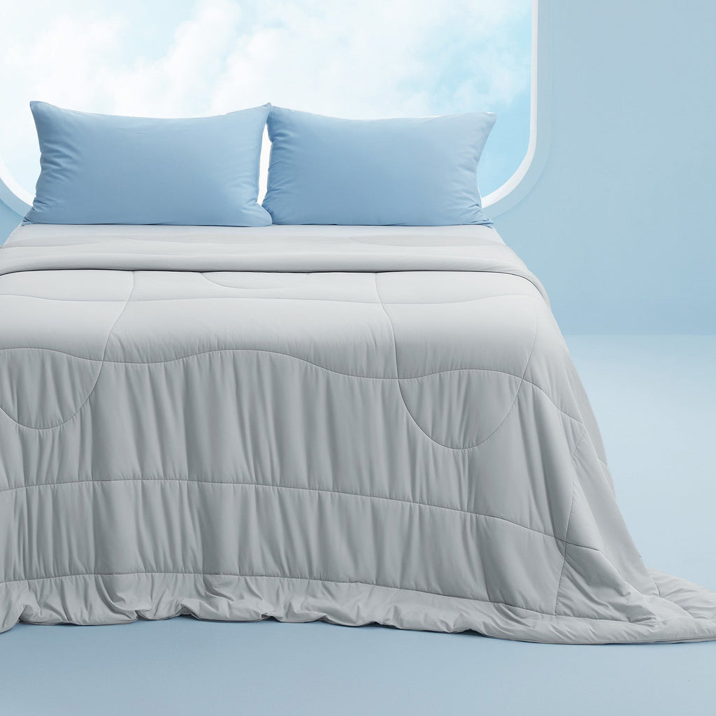 Bed Comforter, Reversible Cooling, Lightweight Design for Year-Round Bedroom Comfort and Restful Sleep, 7 Sizes and 4 Colors image 14