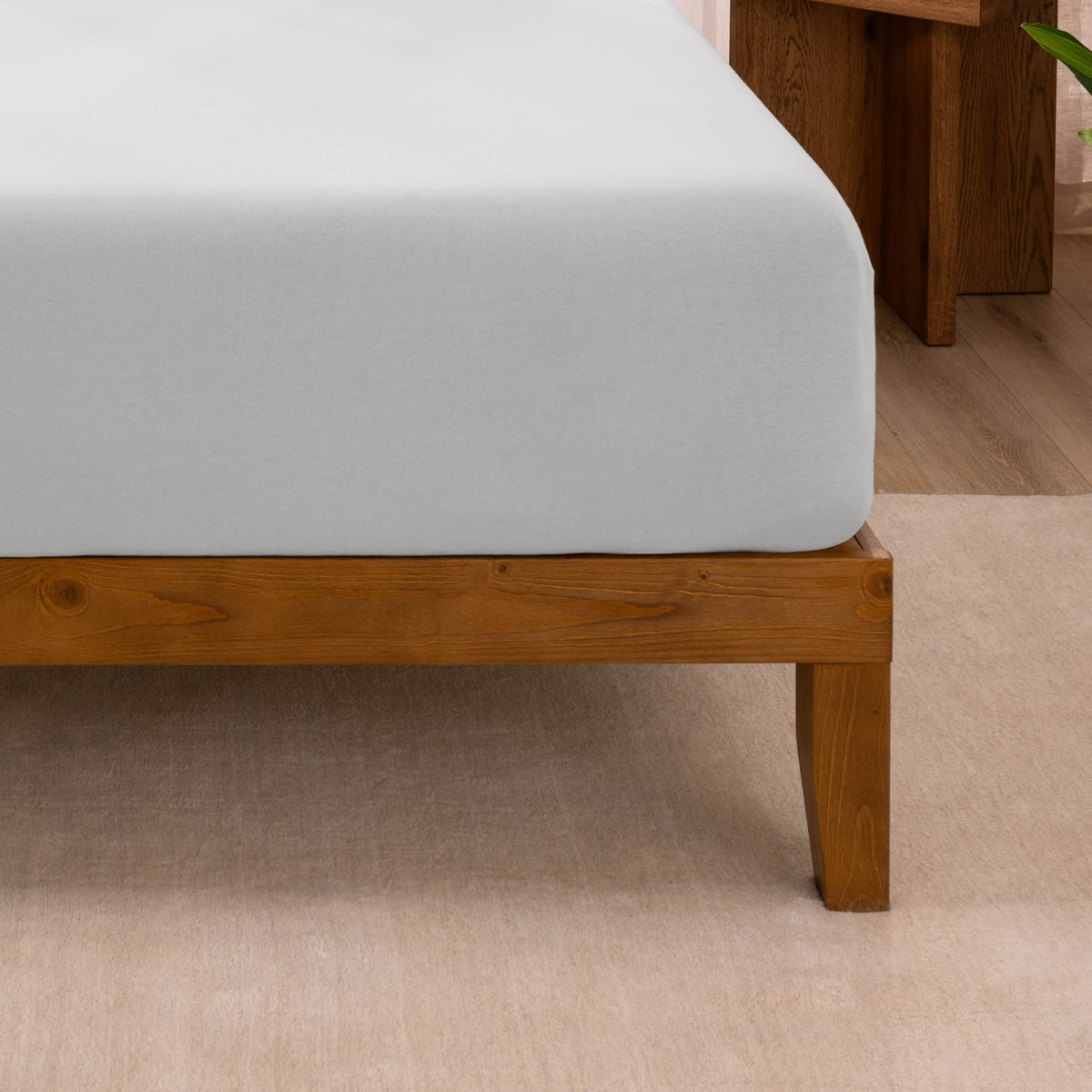 Bed Sheet Set, Organic Cotton Jersey for Master Bedrooms, Guest Beds and Daily Use, 6 Sizes and 9 Colors image 14