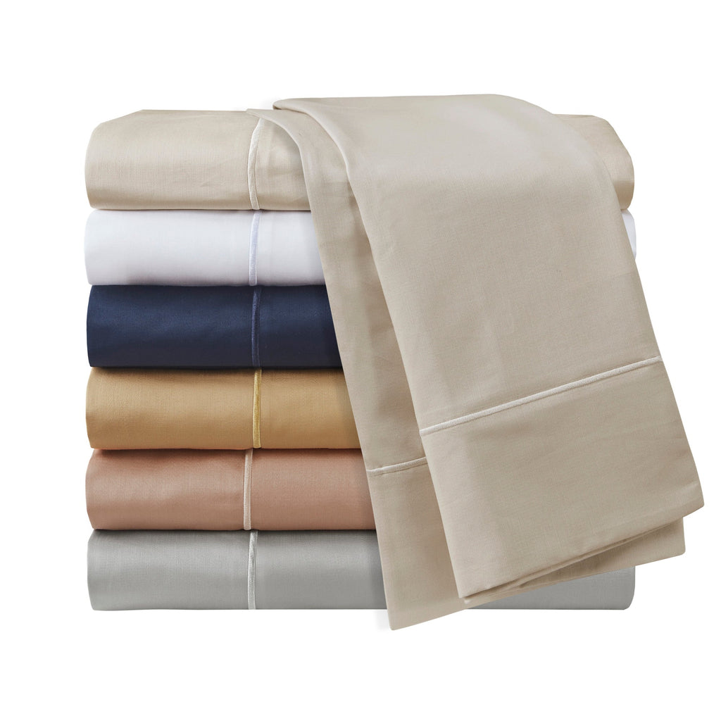 Bed Sheet Set, 600 Thread Count Pima Cotton Pima Cotton, Machine-Washable Care for Everyday Bedroom Comfort and Guest Rooms image 14
