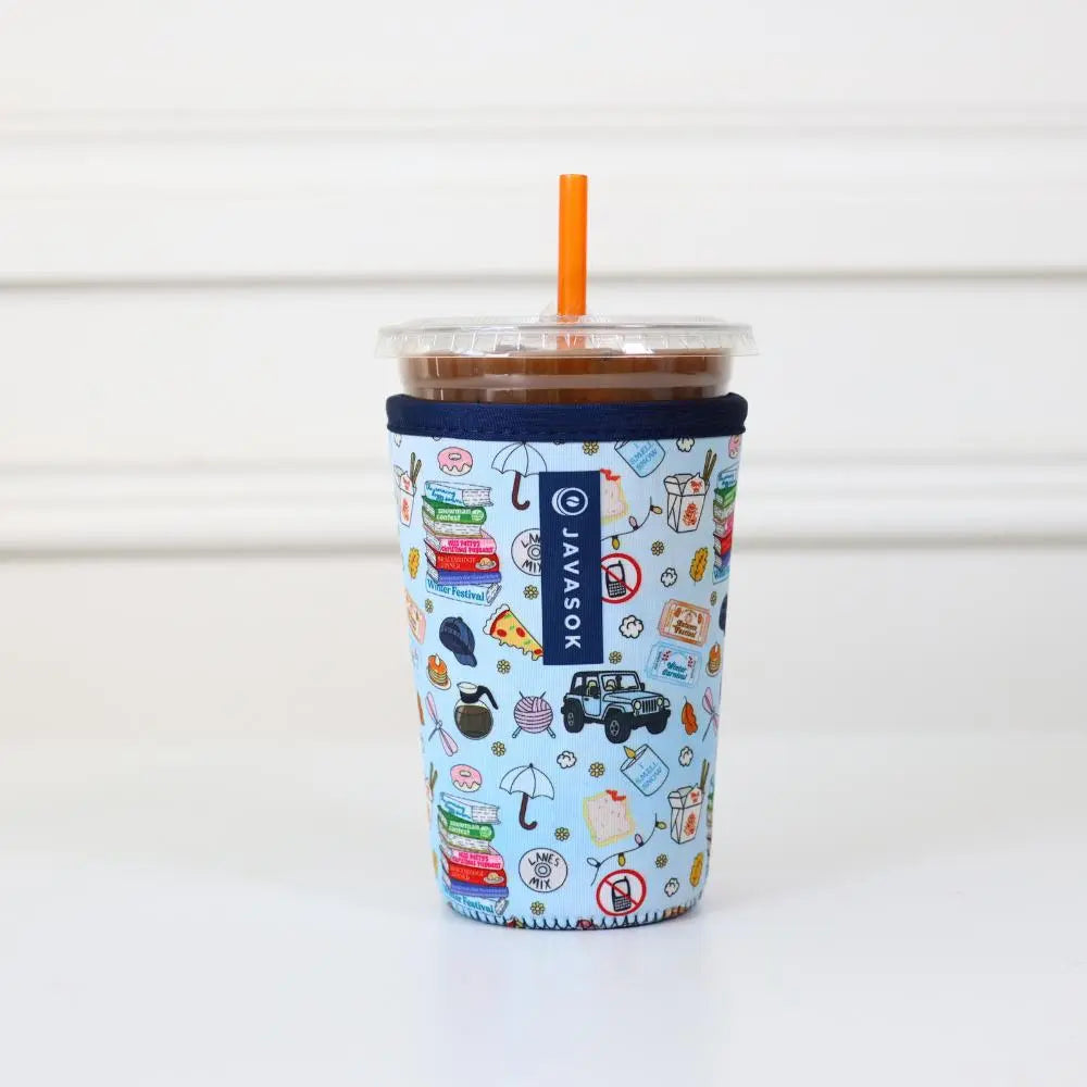 Reusable Cup Sleeve, Fast Talker, Lightweight Design, Neoprene Construction for Coffee Cups, Daily Commutes and Dry Hands, 4 Size Options image 14