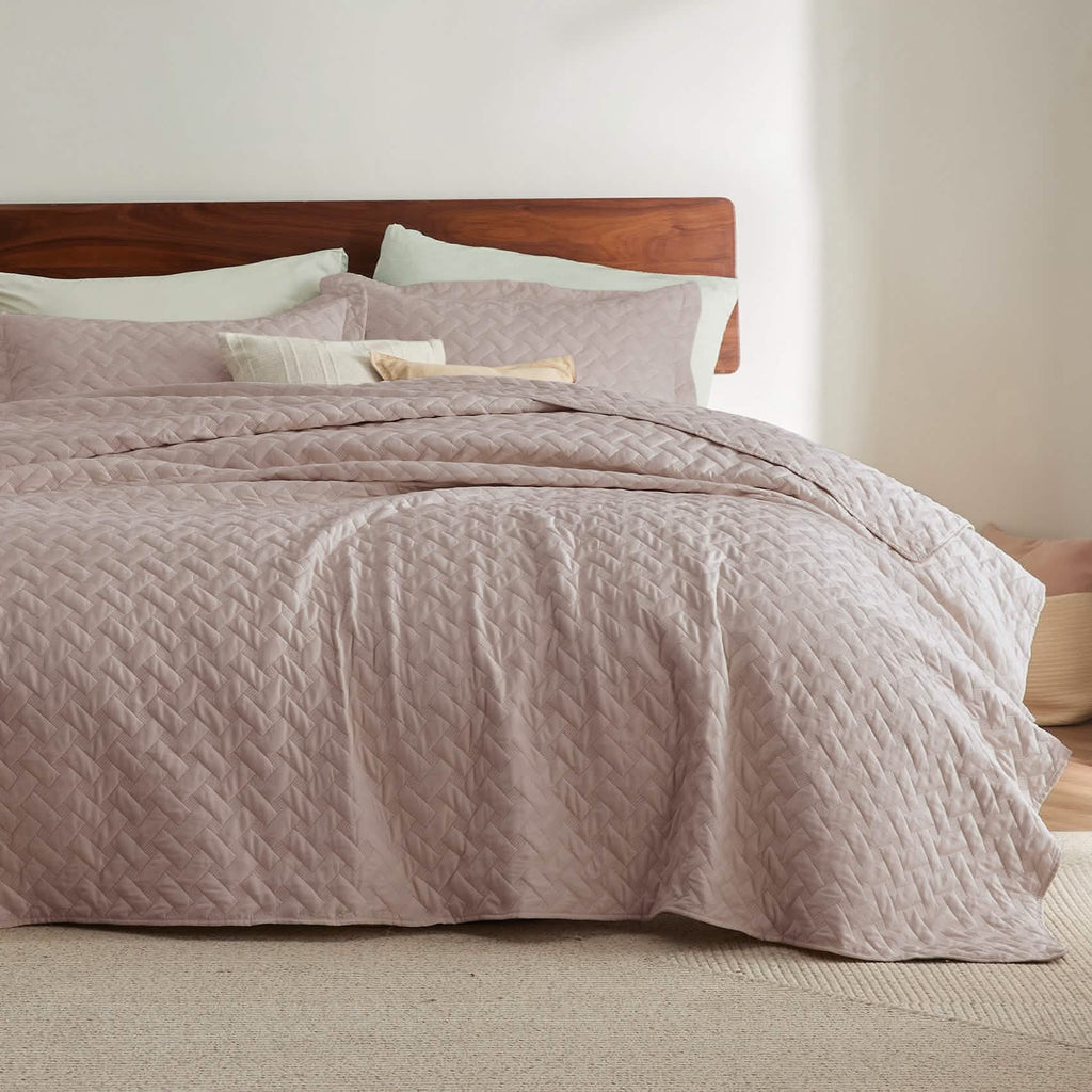 Cozy Throw Blanket, Basket weave Quilt Set, Lightweight Design for Living Rooms, Bedrooms and Everyday Lounging, 6 Sizes and 17 Colors image 14