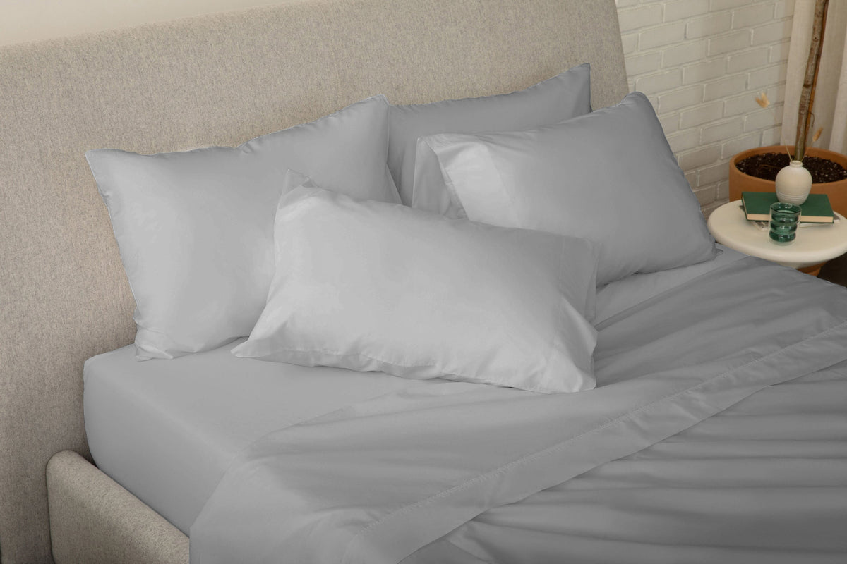 Bed Sheet Set, Percale for Everyday Bedroom Comfort and Guest Rooms, 6 Sizes and 5 Colors, Designed for Everyday Home Use image 14