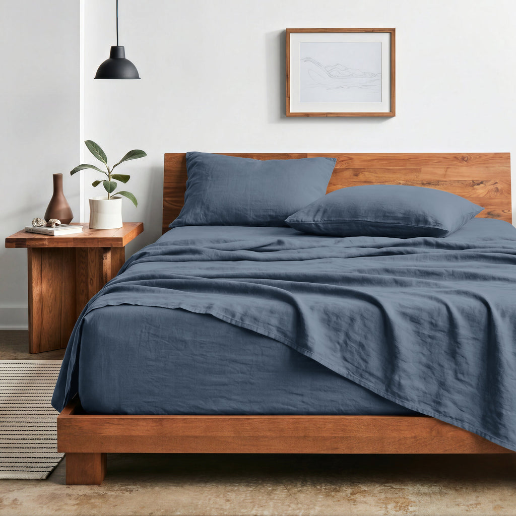 Bed Sheet Set, Ultra Soft Washed for Master Bedrooms, Guest Beds and Daily Use, 5 Sizes and 14 Colors image 14