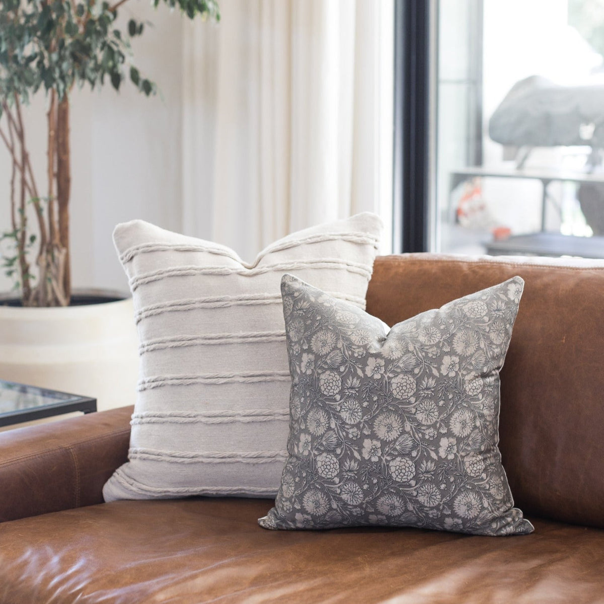 Decorative Pillow Cover Set, Gracie 18" 22", Lightweight Design, Machine-Washable Care for Bedroom Styling and Living Room Decor image 14
