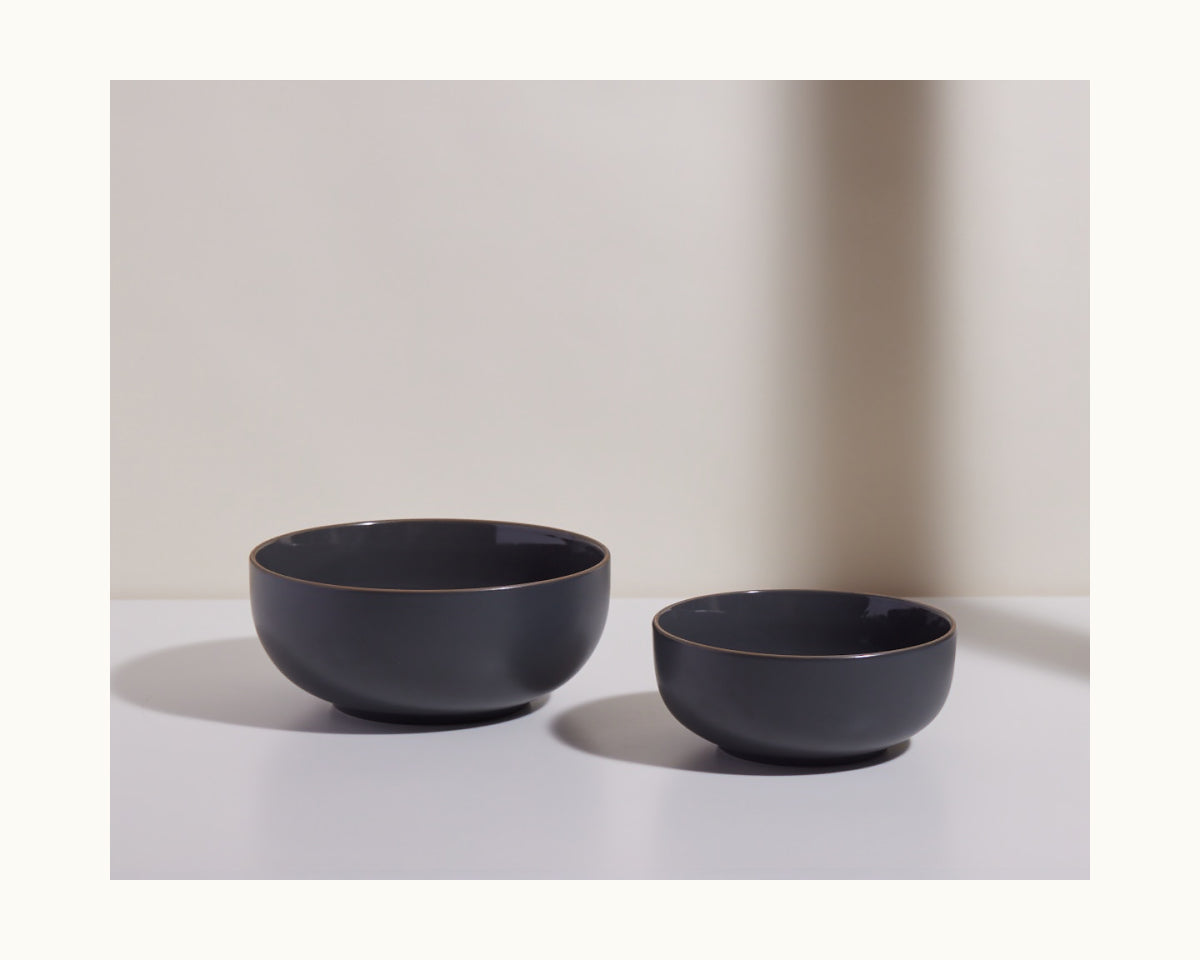 Dinnerware, Serving Bowls, Ceramic Construction for Everyday Meals and Table Settings, 5 Color Options image 14