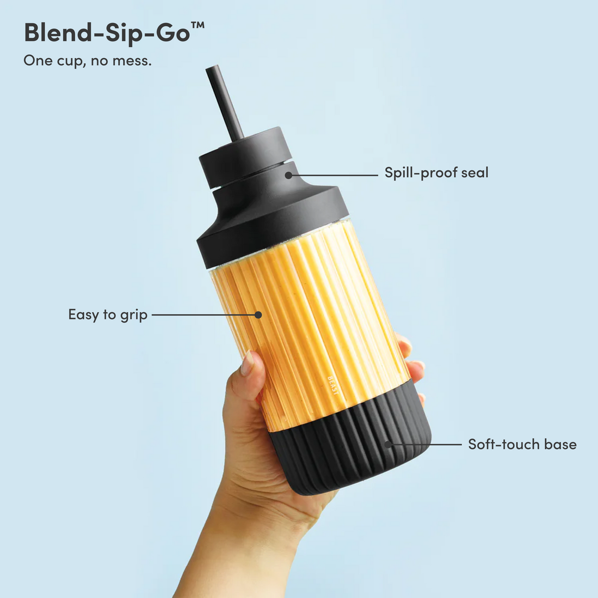 Kitchen Blender Accessory, Mini 600 for Smoothies, Sauces and Everyday Food Prep, 5 Color Options image 14