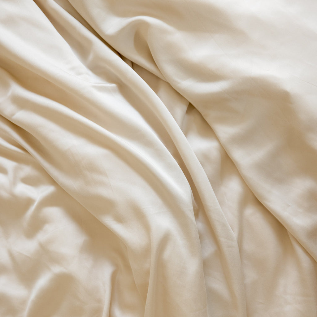 Bed Sheet Set, Organic Bamboo Sateen, Cooling Comfort for Everyday Bedroom Comfort and Guest Rooms, 5 Sizes and 15 Colors image 14