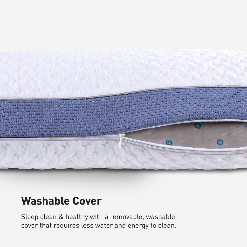 Bed Pillow, Balance Cuddle Curve Performance for Everyday Sleep and Guest Room Bedding, 4 Size Options image 15