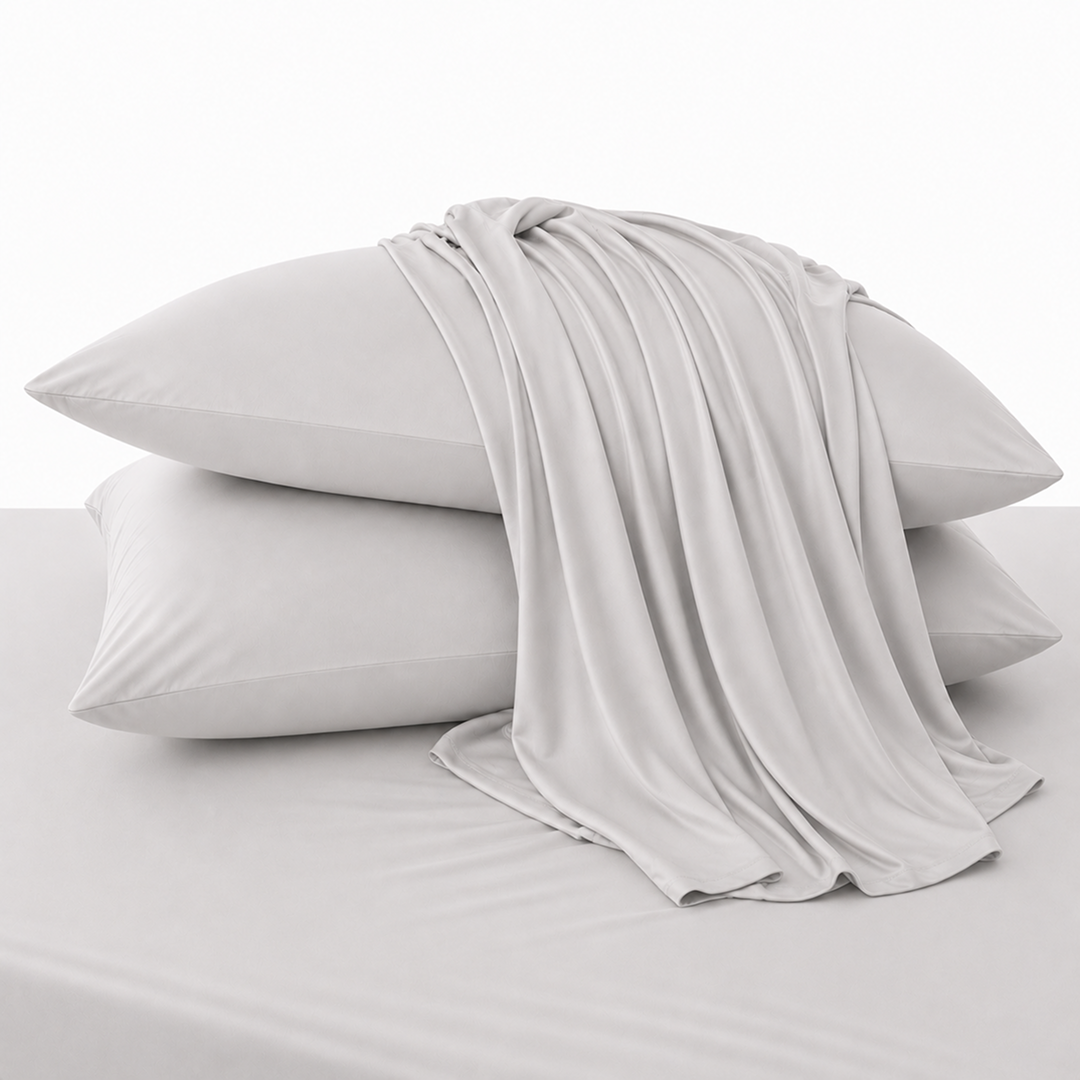Bed Sheet Set, CloudCool Cooling for Everyday Bedroom Comfort and Guest Rooms, 5 Sizes and 9 Colors image 15