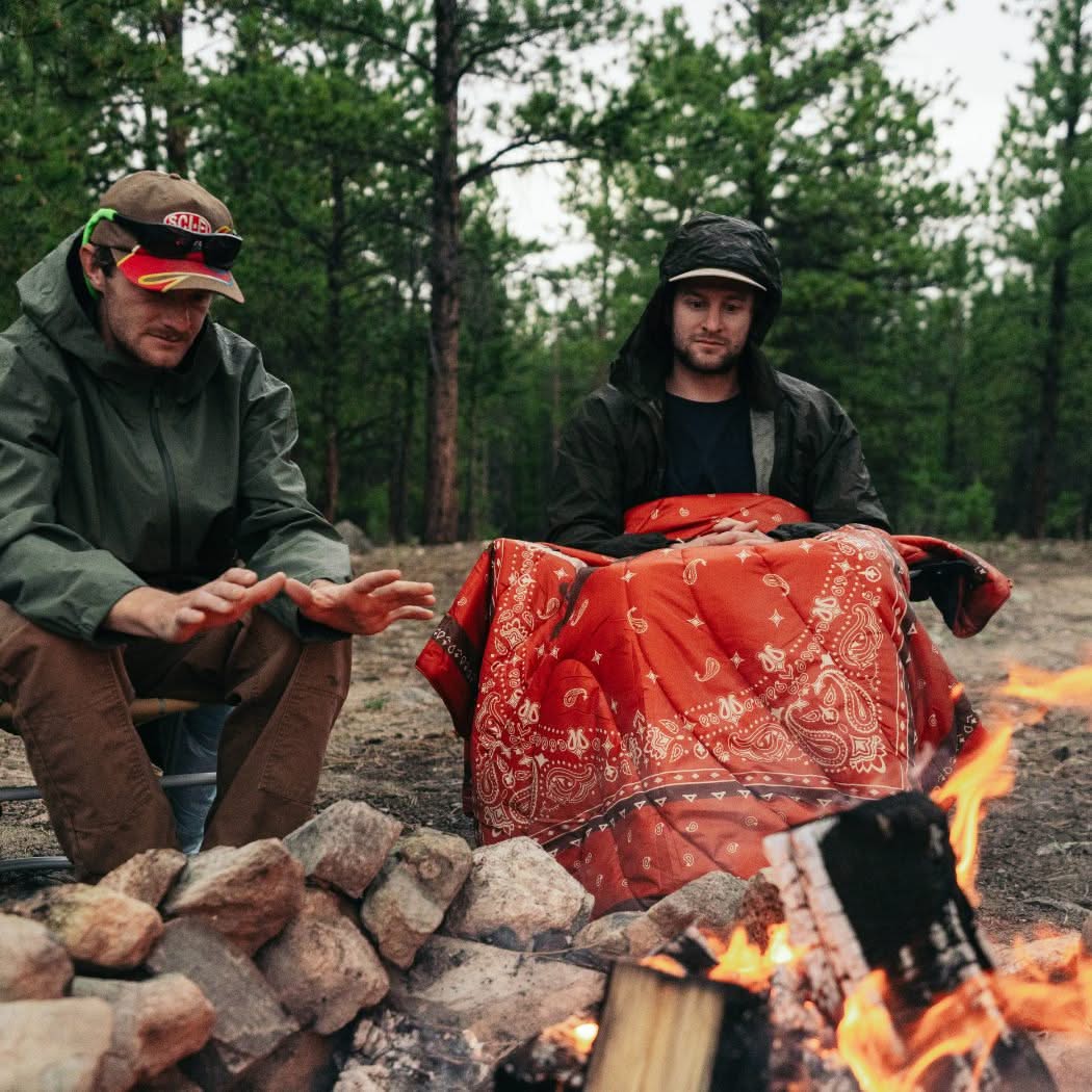 Puffy Blanket, Original Sedona Saguaro Bandana, Weather-Resistant Shell for Camping, Cabins and Outdoor Relaxation image 15