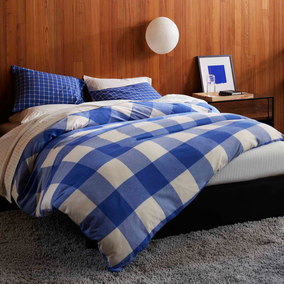 Bed Sheet Set, Brushed Flannel Core for Everyday Bedroom Comfort and Guest Rooms, 5 Sizes and 3 Colors image 15