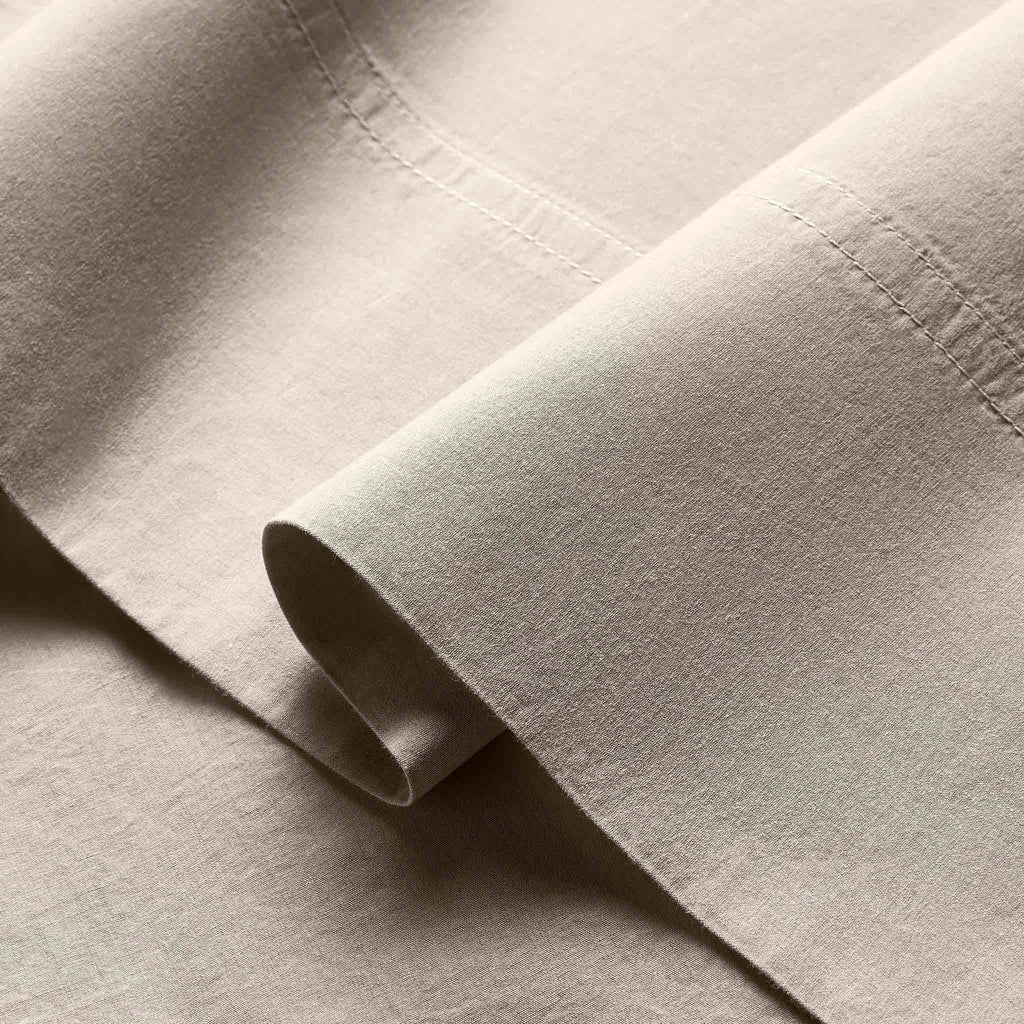 Bed Sheet Set, Washed Classic Percale Core Last Call, Breathable Construction for Master Bedrooms, Guest Beds and Daily Use image 15