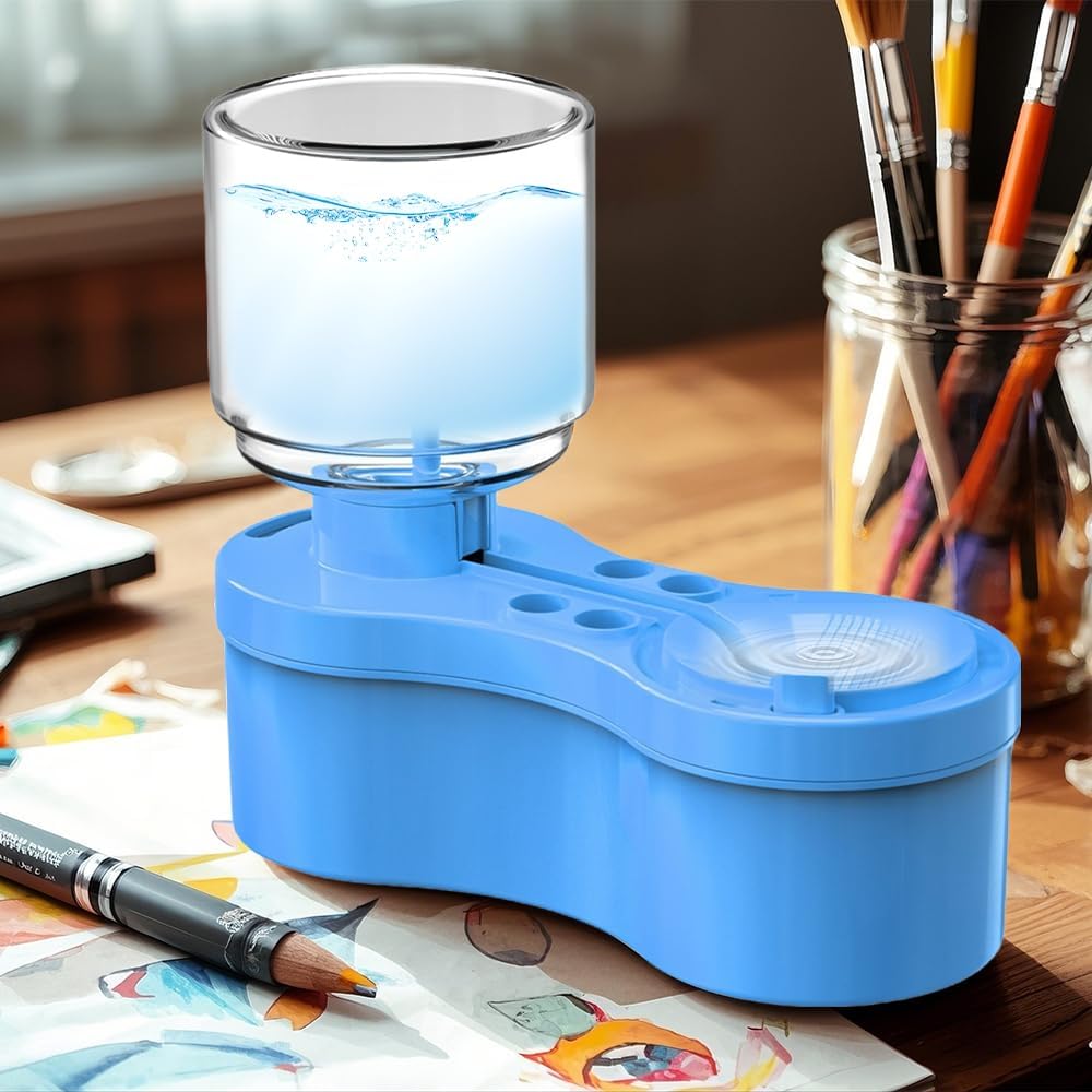Drinkware, 🎨🔥Universal Crafts Paint Brush Cleaner Rinse, Lightweight Design for Kitchen Tables, Workspaces and Daily Hydration image 15