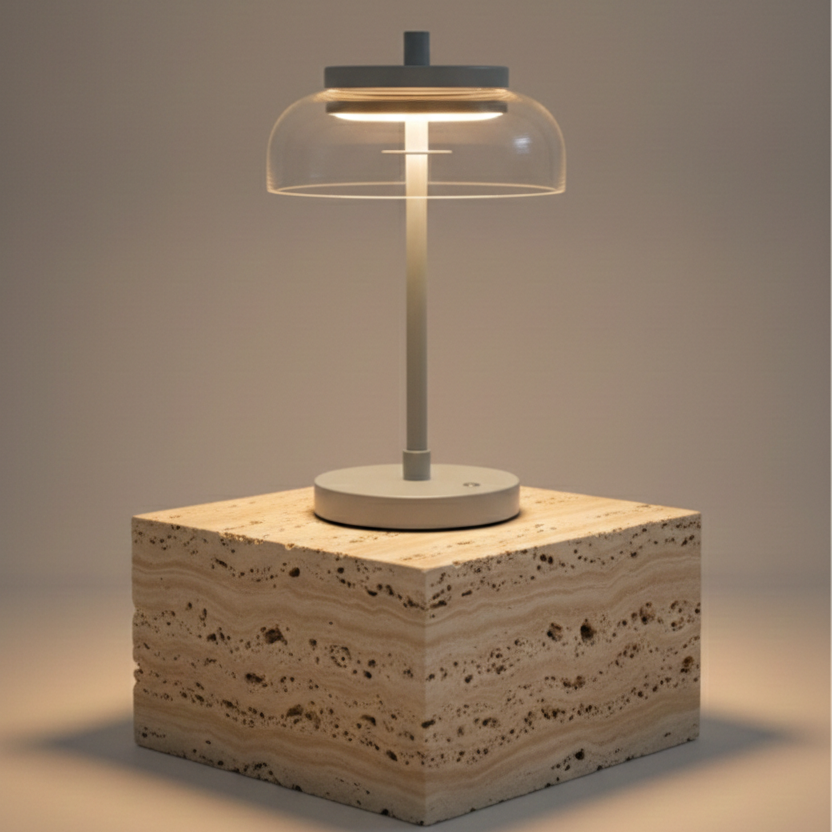Portable Table Lamp, Vinaura for Desks, Side Tables and Warm Room Lighting, 3 Color Options image 15