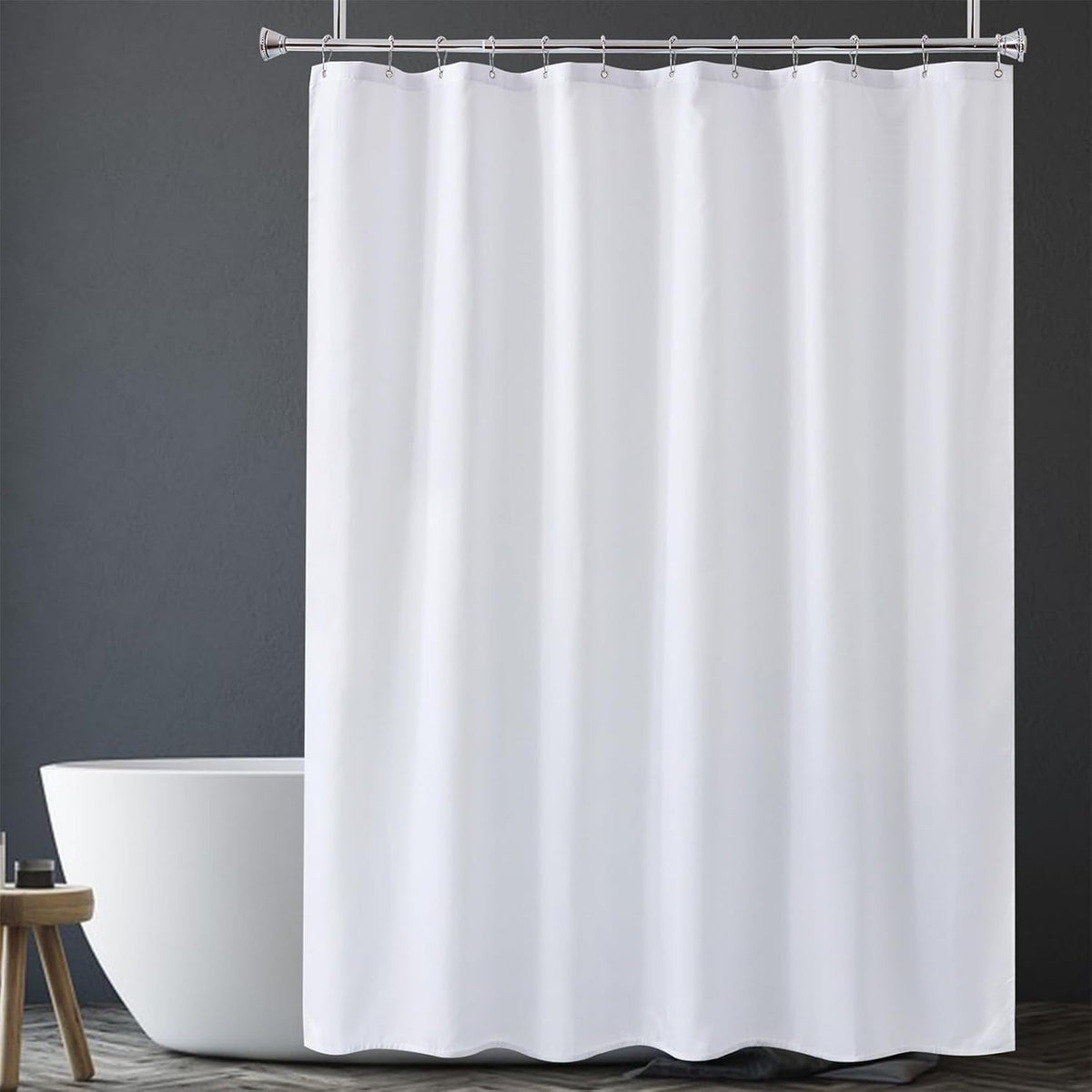 Bathroom Accessory, Waterproof Fabric Shower Curtain Liner, 120, Machine-Washable Care for Guest Baths and Daily Bathroom Routines image 15