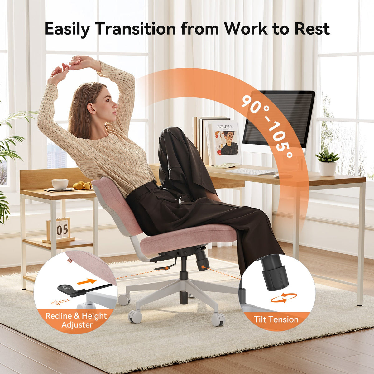 Decorative Throw Pillow, Freedom X Multi Posture Cross Legged Chair for Sofas, Beds and Living Room Accents, 3 Color Options image 15
