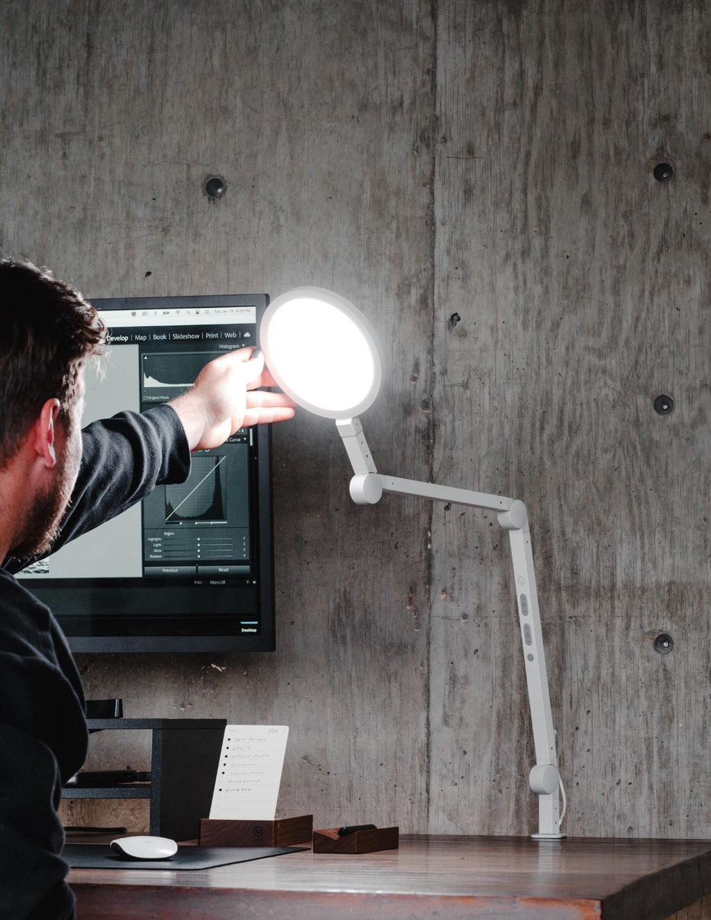 LED Desk Lamp, Edge Light 2.0, Adjustable Design for Home Offices, Reading Desks and Everyday Task Lighting, 2 Color Options image 15