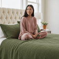 Cozy Throw Blanket, Ultra Lightweight 6 Layer for Sofas, Beds and Relaxing at Home, 4 Sizes and 10 Colors image 15
