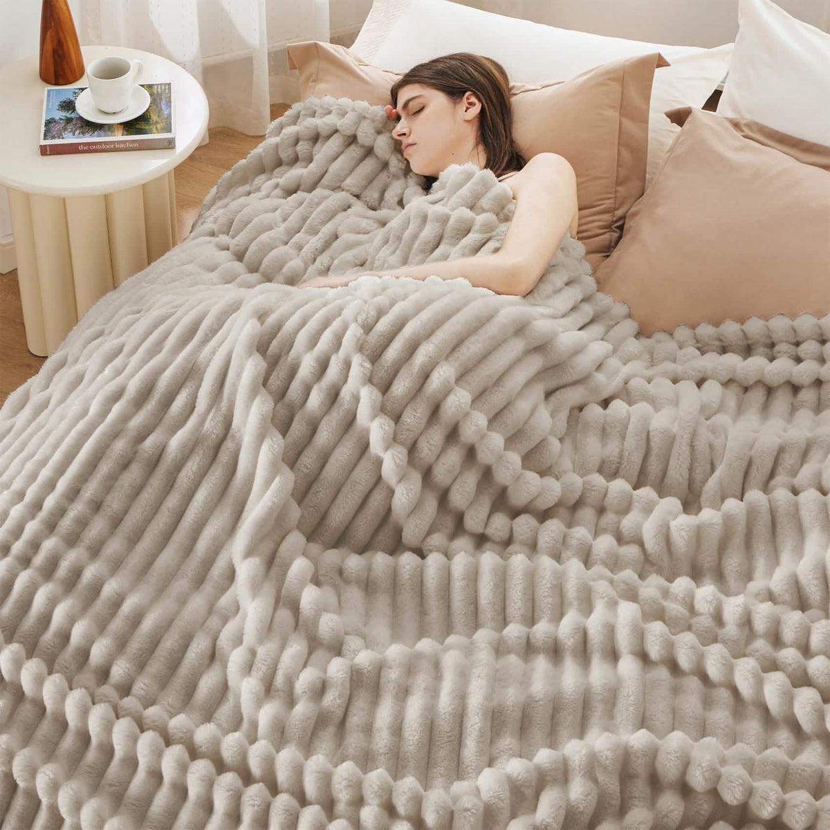 Cozy Throw Blanket, GentleSoft for Sofas, Beds and Relaxing at Home, 8 Sizes and 15 Colors image 15