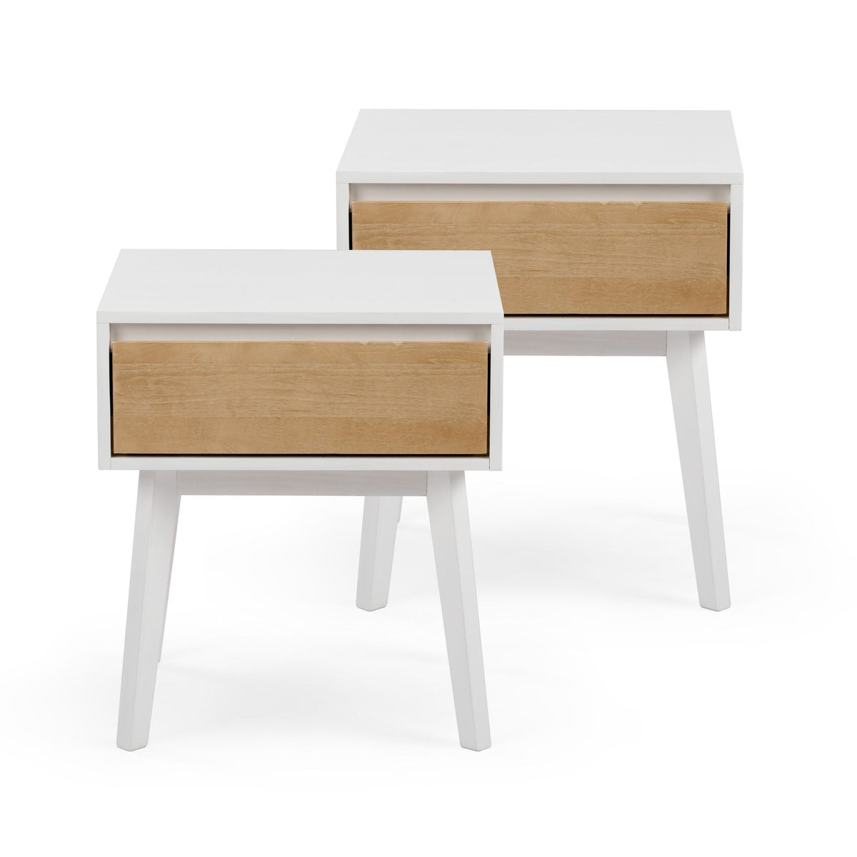 Nightstand, Modern (Set of 2) for Bedside Storage, Bedroom Organization and Guest Rooms, 6 Color Options image 15