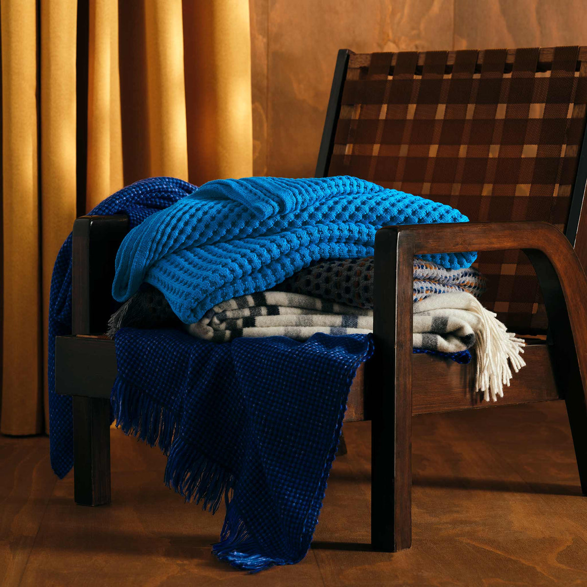 Cozy Throw Blanket, Striped Lambswool for Sofas, Beds and Relaxing at Home, 5 Color Options image 15