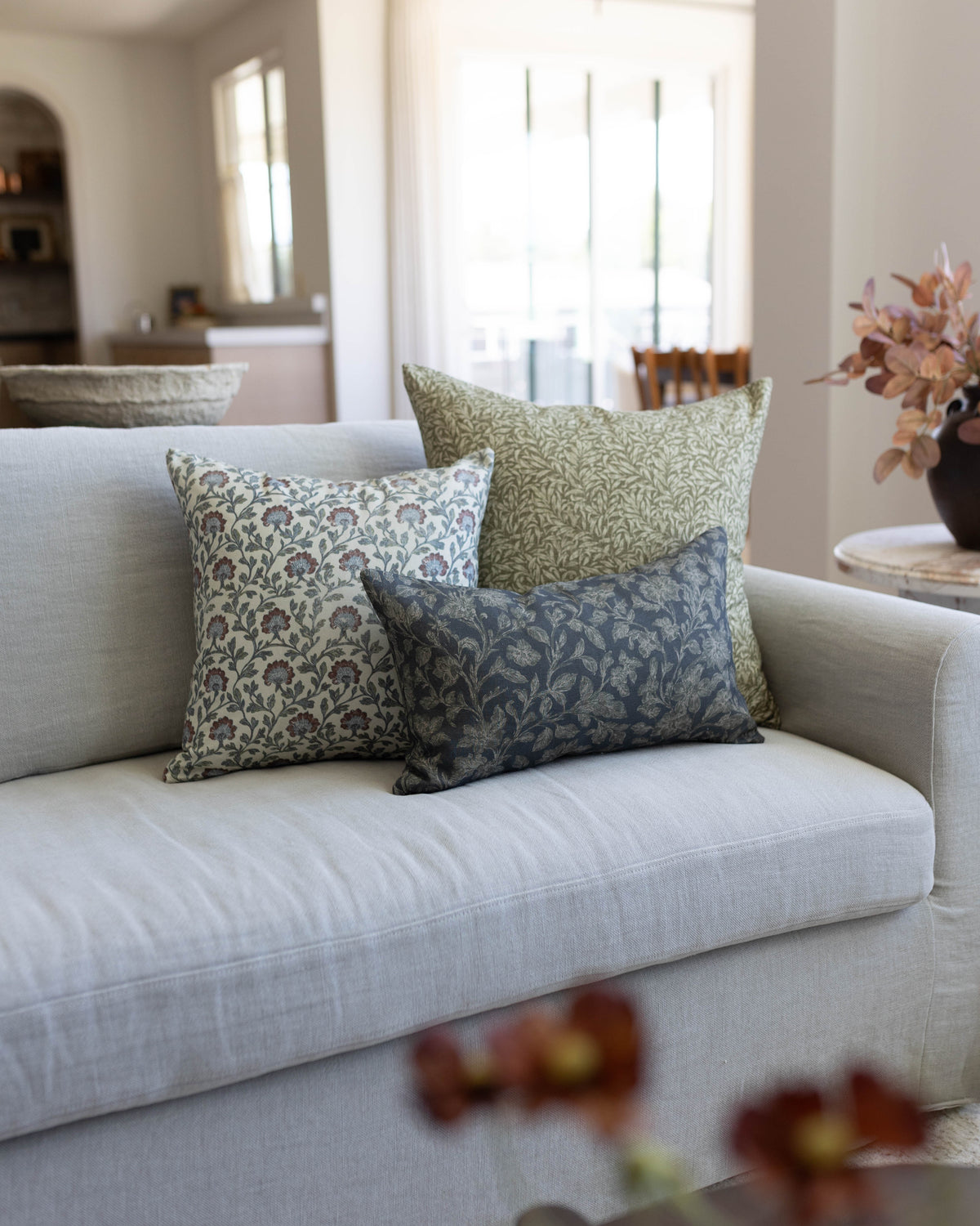 Decorative Pillow Cover Set, Edie 18" 20" 22" 12x20" 12x40" for Bedroom Styling and Living Room Decor, 5 Size Options image 15