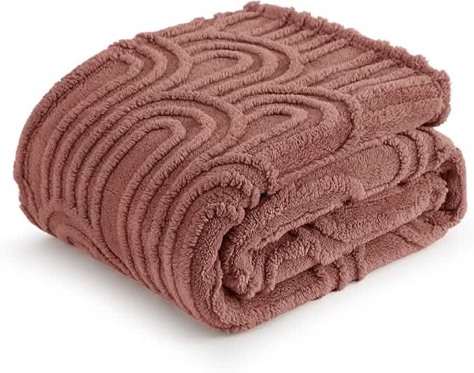 Cozy Throw Blanket, Arch Shaggy Sherpa Fleece, Lightweight Design, Machine-Washable Care for Living Rooms, Bedrooms and Everyday Lounging image 15