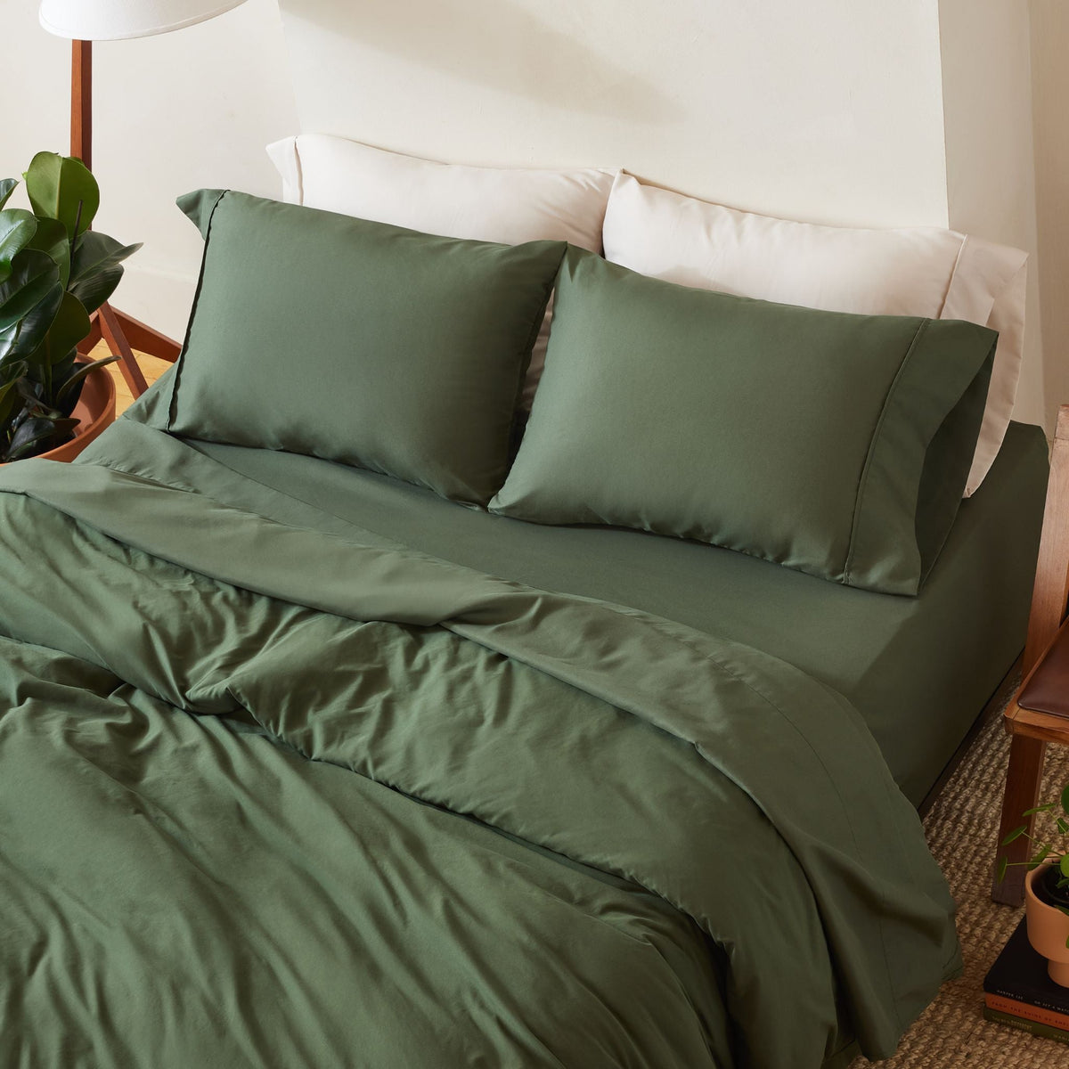 Pillowcase Set, Cases, Cooling Comfort, Machine-Washable Care for Guest Rooms and Daily Bedroom Comfort, 2 Sizes and 12 Colors image 15