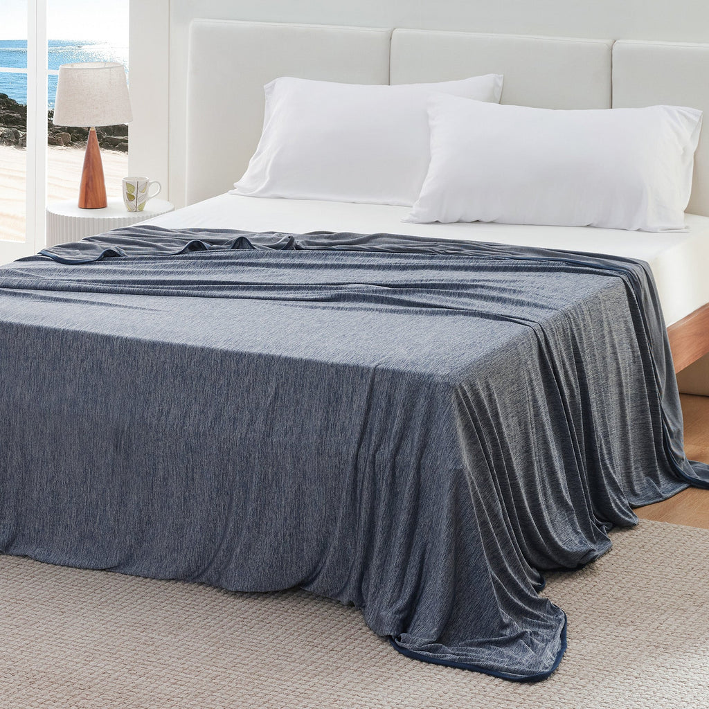 Cozy Throw Blanket, Reversible Cooling for Sofas, Beds and Relaxing at Home, 4 Sizes and 7 Colors image 15