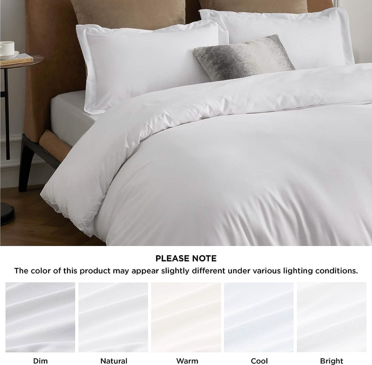 Duvet Cover Set, Brushed Microfiber for Guest Rooms and Everyday Bedroom Styling, 9 Sizes and 36 Colors image 15