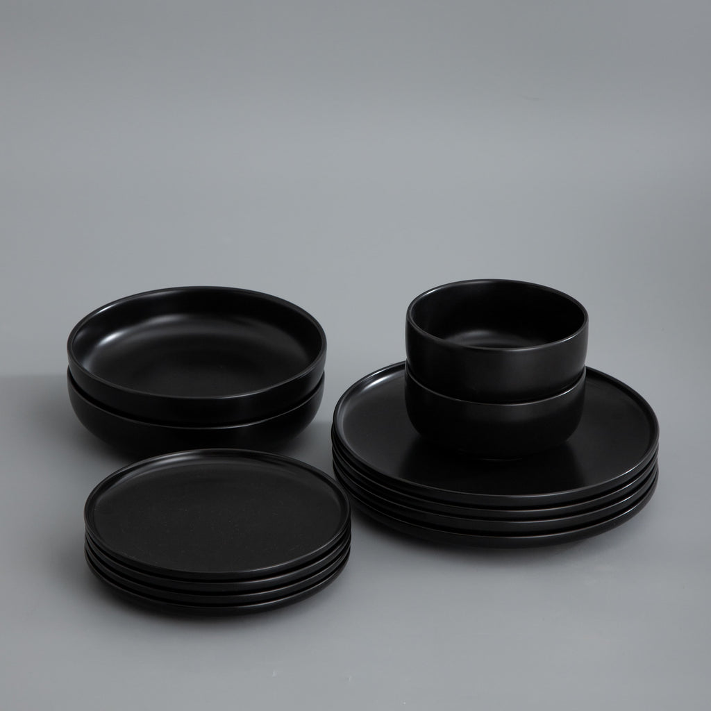 Dinnerware, Minimalist Salad Plate for Everyday Meals and Table Settings, 4 Sizes and 5 Colors image 15