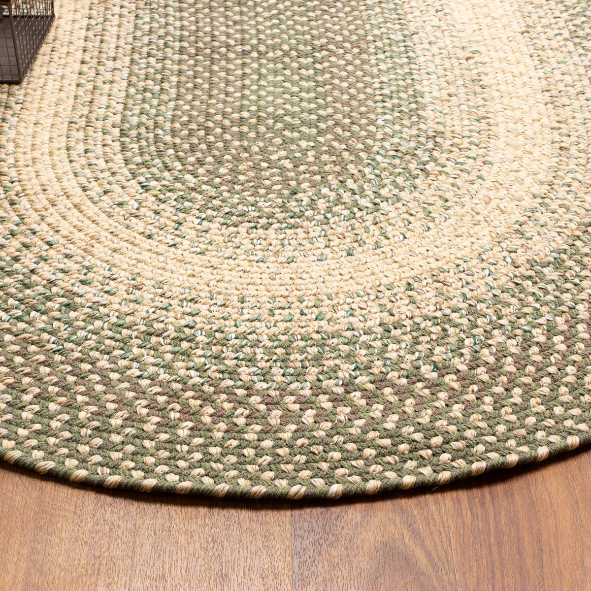 Area Rug, Ridgewood Forest Green Braided Reversible, Machine-Washable Care for Hallways, Dining Spaces and Home Decor, 14 Size Options image 15