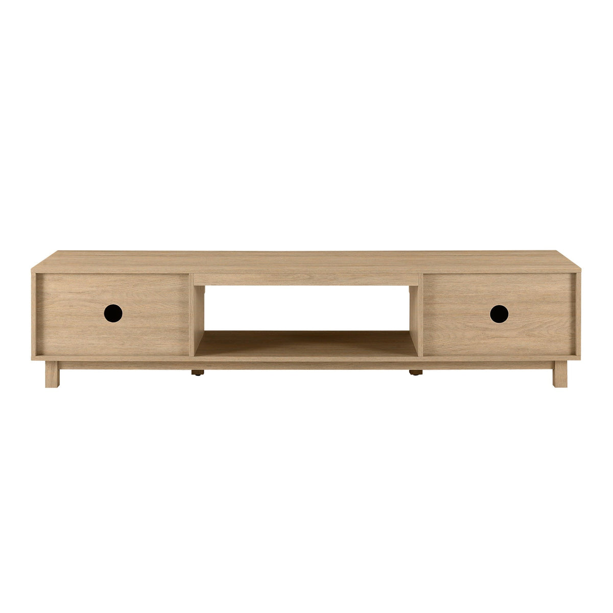 TV Stand, Reema Arundo Scandinavian Reeded for Television Displays, Consoles and Organized Living Spaces, 2 Sizes and 2 Colors image 15