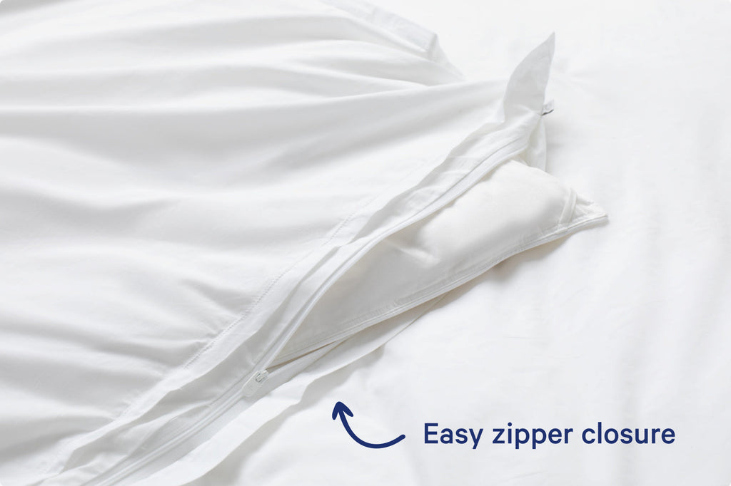 Duvet Cover, Percale for Bedroom Layering, Comforter Covers and Everyday Bedding, 3 Sizes and 6 Colors image 15