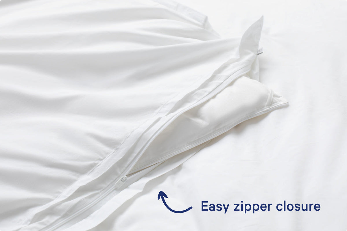 Duvet Cover, Percale for Bedroom Layering, Comforter Covers and Everyday Bedding, 3 Sizes and 6 Colors image 15