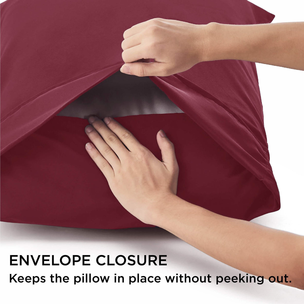 Decorative Pillow Sham, Fade and Stain Resistant Microfiber for Guest Rooms, Headboards and Everyday Bedroom Decor, 4 Sizes and 18 Colors image 15