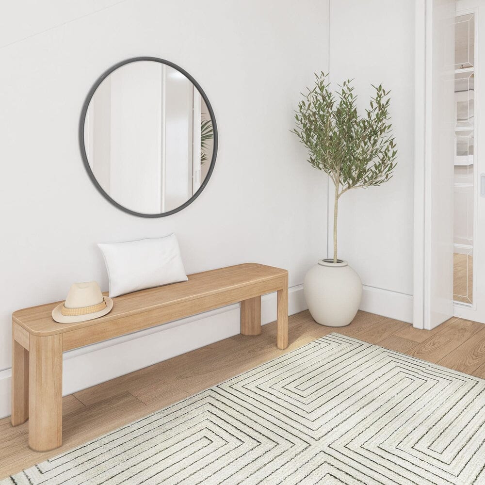 Dining Bench, Contour 58" for Dining Tables, Family Meals and Kitchen Seating, 2 Sizes and 3 Colors image 15