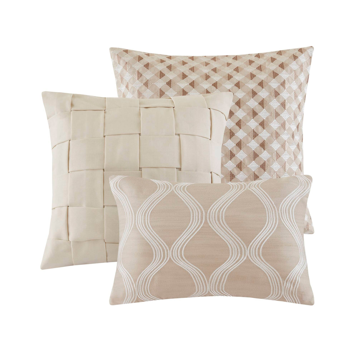 Bed Comforter, Shades of Serenity Set, Machine-Washable Care, Hypoallergenic Comfort for Everyday Bedding and Comfortable Sleep image 16