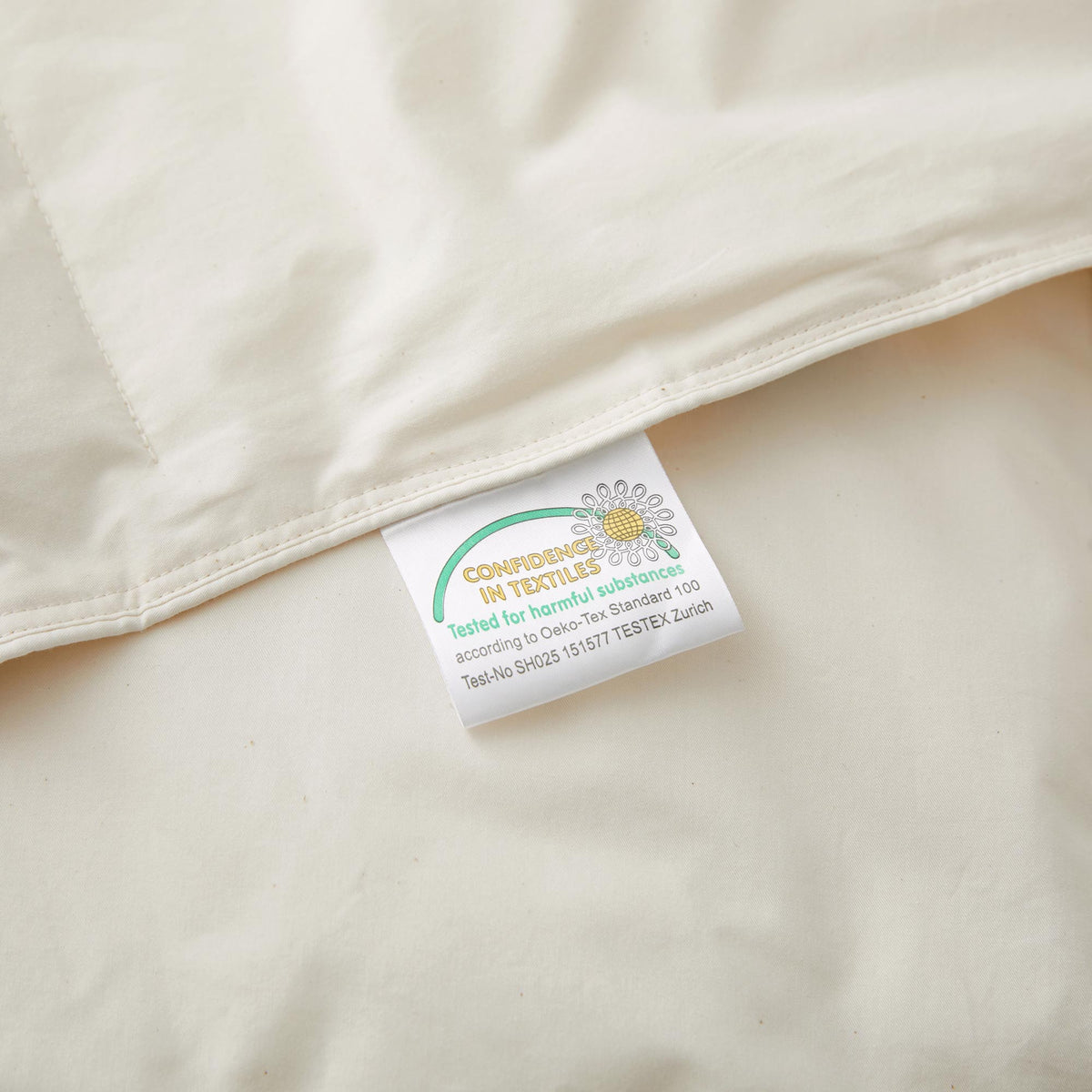 Down & Feather Comforter, Lightweight Organic Cotton for Everyday Bedding and Comfortable Sleep, 3 Sizes and 3 Colors image 16