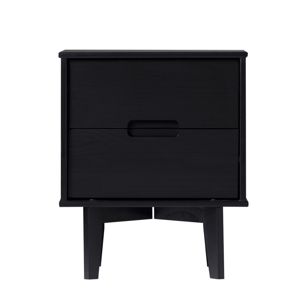 Nightstand, Sloane Mid Century Modern Solid Wood, Lightweight Design for Bedside Storage, Bedroom Organization and Guest Rooms image 16
