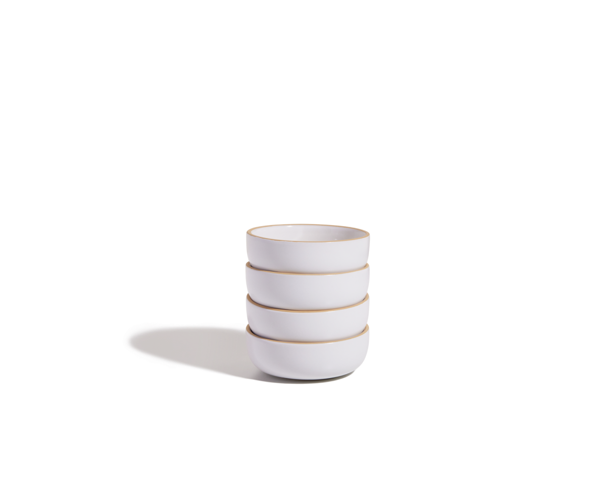 Dinnerware, Tiny Bowls, Ceramic Construction for Family Dining, Serving and Entertaining, 5 Color Options image 16