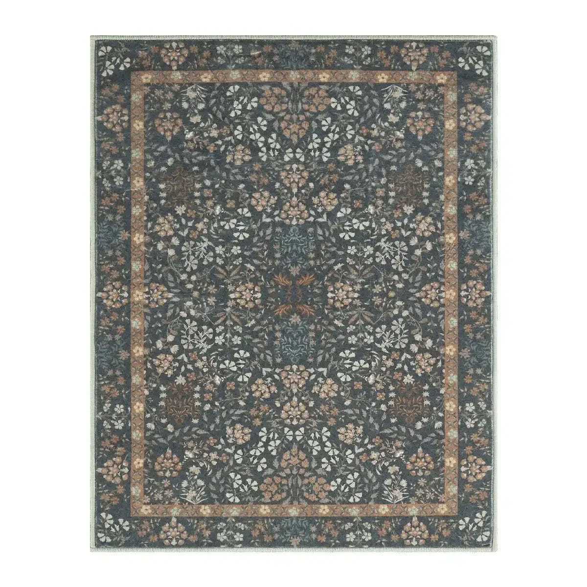 Area Rug, Vintage Foliage Floral, Lightweight Design, Non-Slip Design for Hallways, Dining Spaces and Home Decor, 19 Sizes and 4 Colors image 16