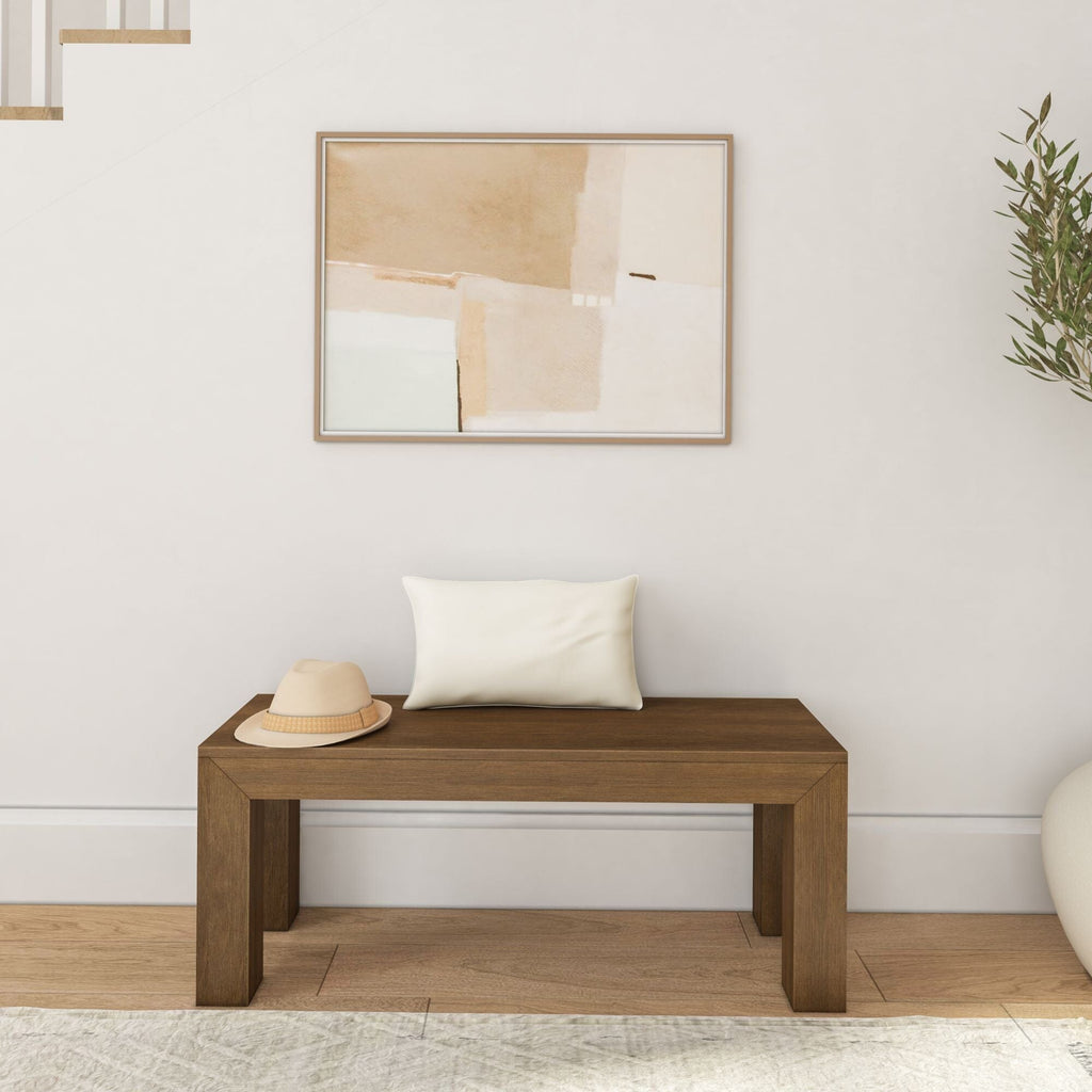 Dining Bench, Modern 49" for Dining Rooms, Kitchen Tables and Everyday Seating, 5 Color Options image 16