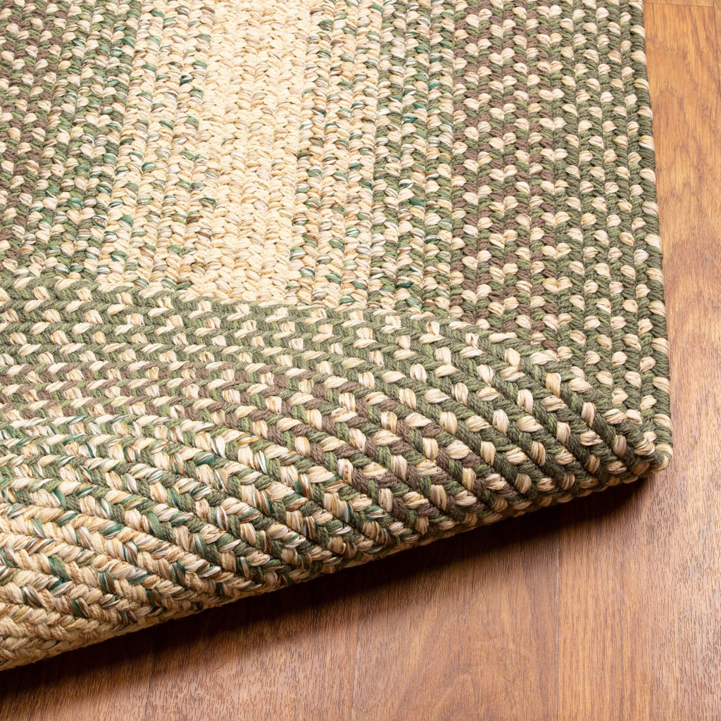 Area Rug, Ridgewood Forest Green Braided Reversible, Machine-Washable Care for Hallways, Dining Spaces and Home Decor, 14 Size Options image 16