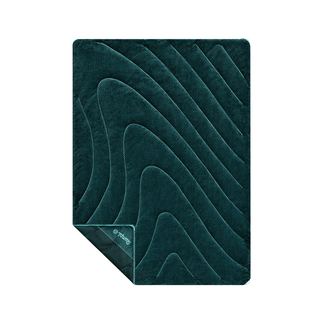 Puffy Blanket, Fleece Jade Fade, Weather-Resistant Shell for Camping, Cabins and Outdoor Relaxation, 3 Size Options image 16