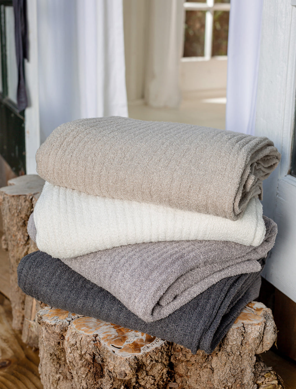 Cozy Throw Blanket, Lite Ribbed for Sofas, Beds and Relaxing at Home, 5 Color Options, Designed for Everyday Home Use image 16